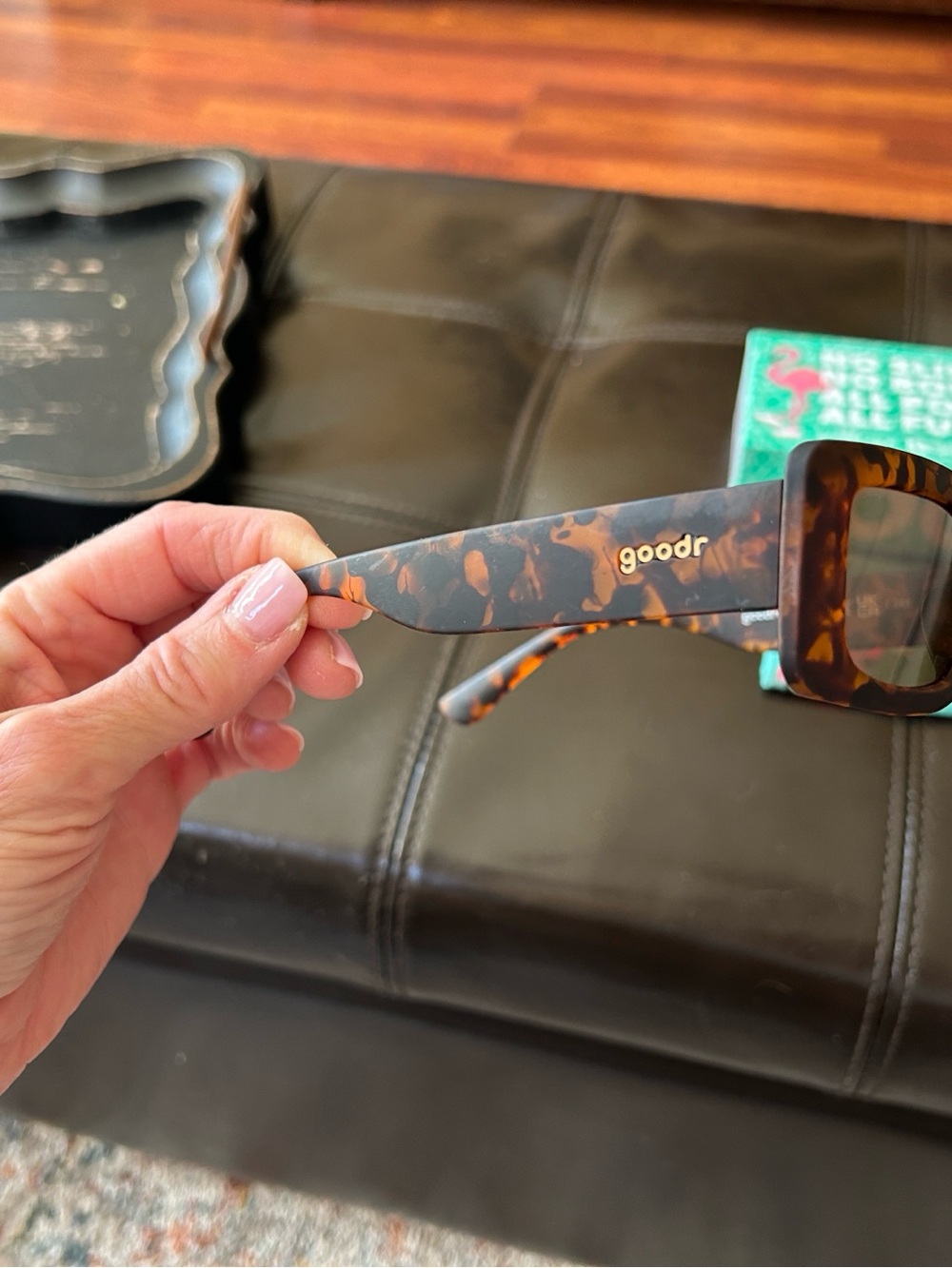 GOODR Luxe G  Tortoiseshell Sunglasses - Brown Lenses - Picture 5 of 5